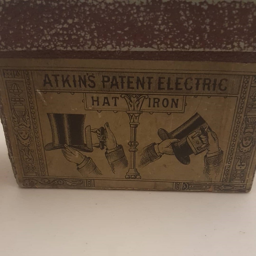 Atkins Hat Polishing Irons Box - Hatters Tools