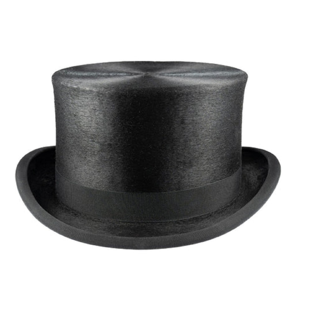 Black Fur Felt Dressage Top Hat - Christys