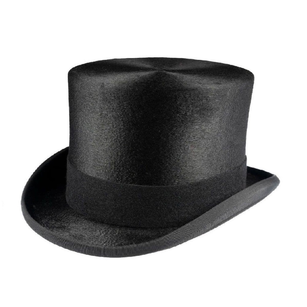 Black Fur Felt Melusine Top Hat - Christys