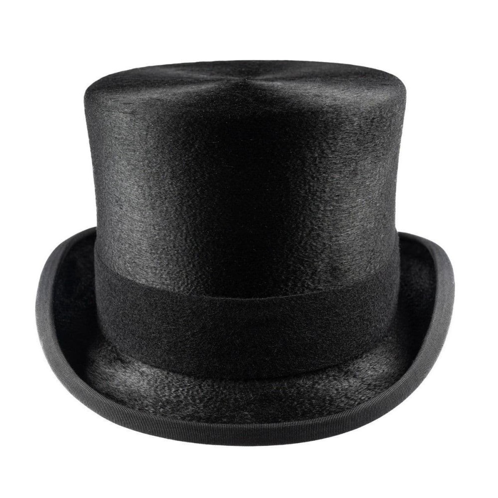 Black Fur Felt Melusine Top Hat - Christys