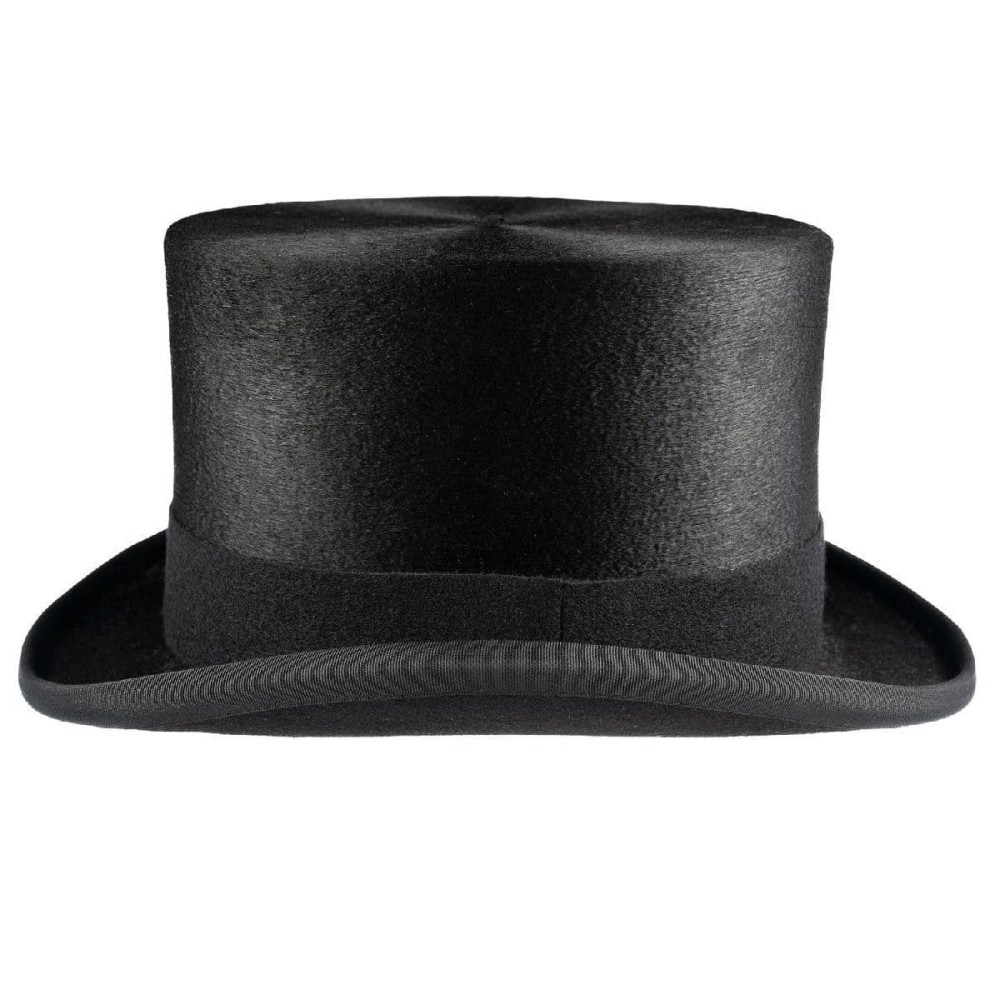 Black Fur Felt Melusine Top Hat - Christys