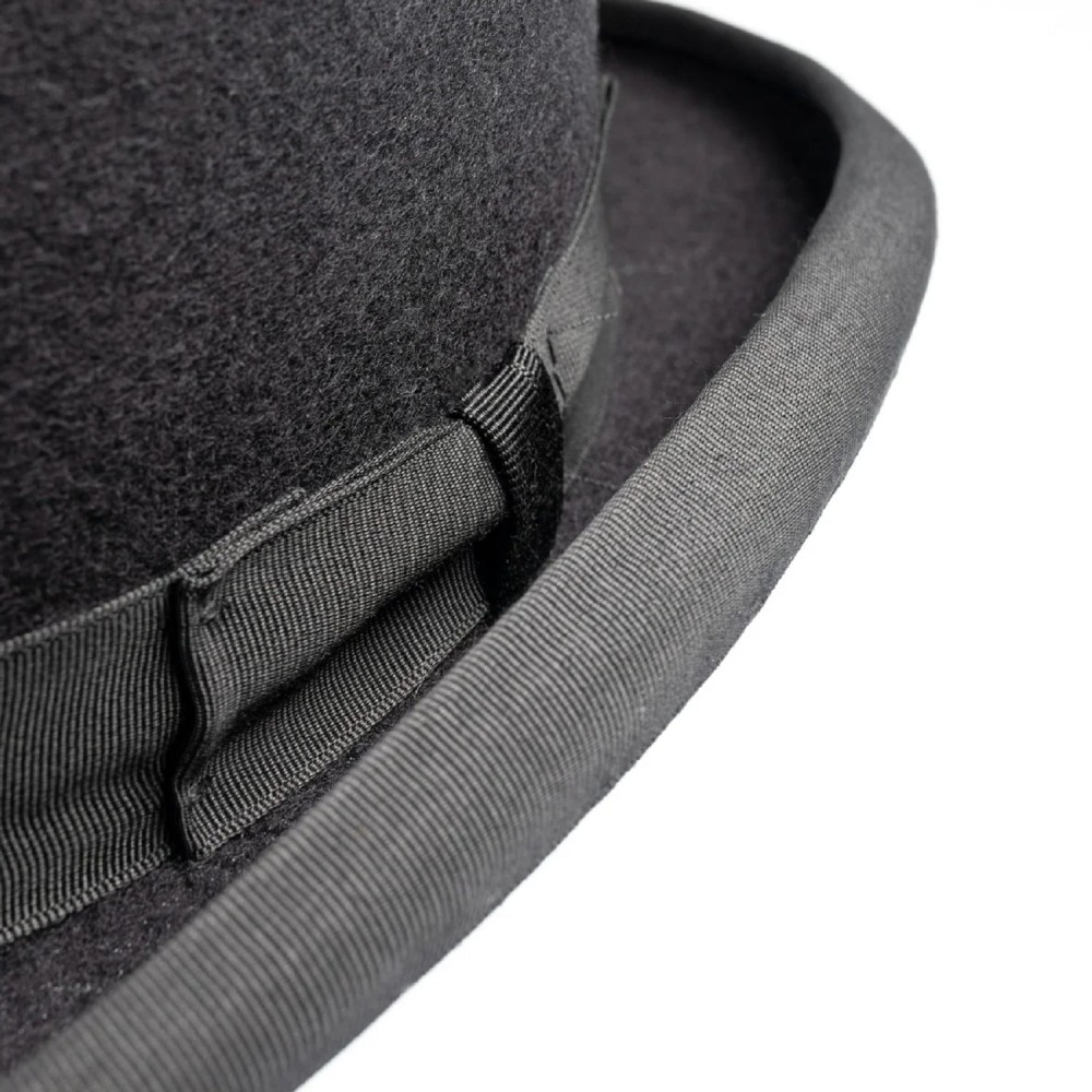 Black Wool Felt Bowler Hat Christys