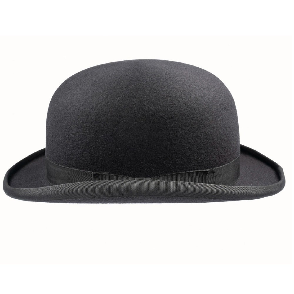 Black Wool Felt Bowler Hat - Christys