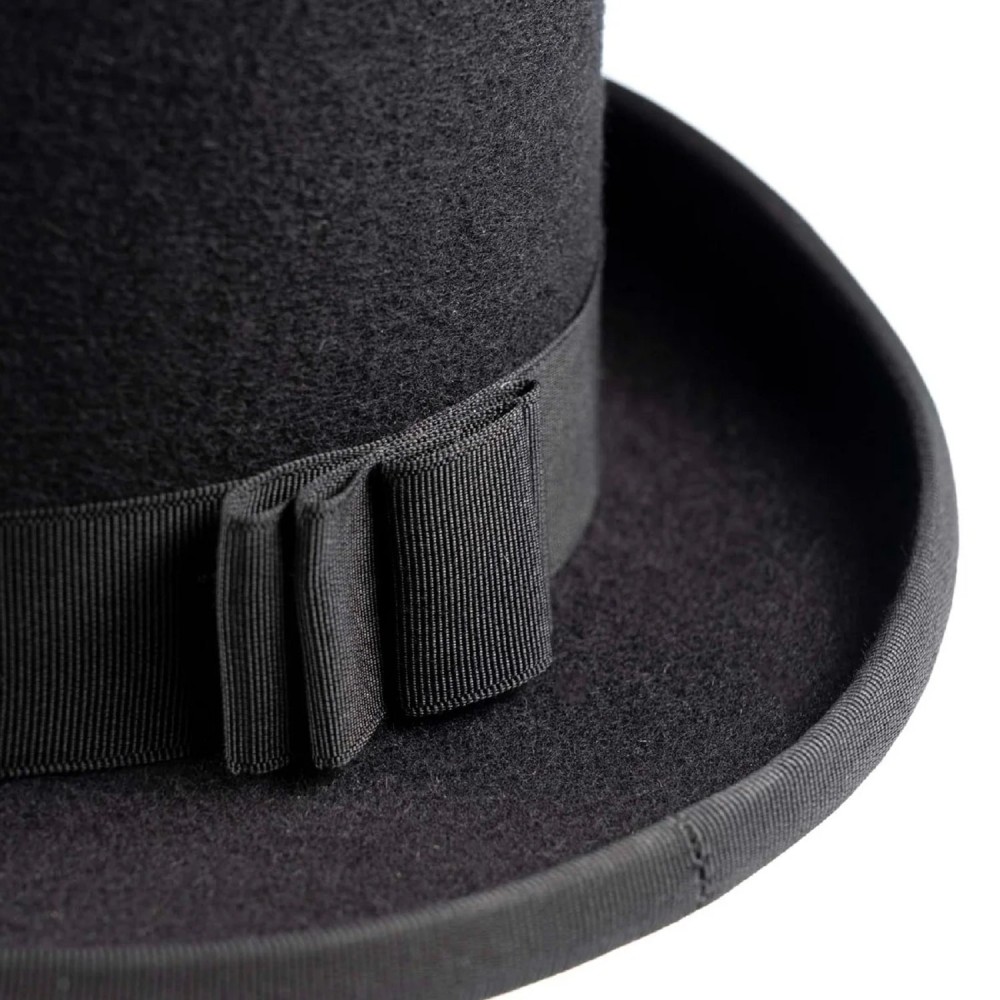 Black Wool Felt Dressage Top Hat - Christys