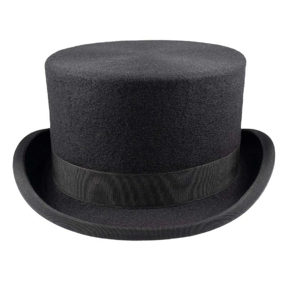 Black Wool Felt Dressage Top Hat - Christys