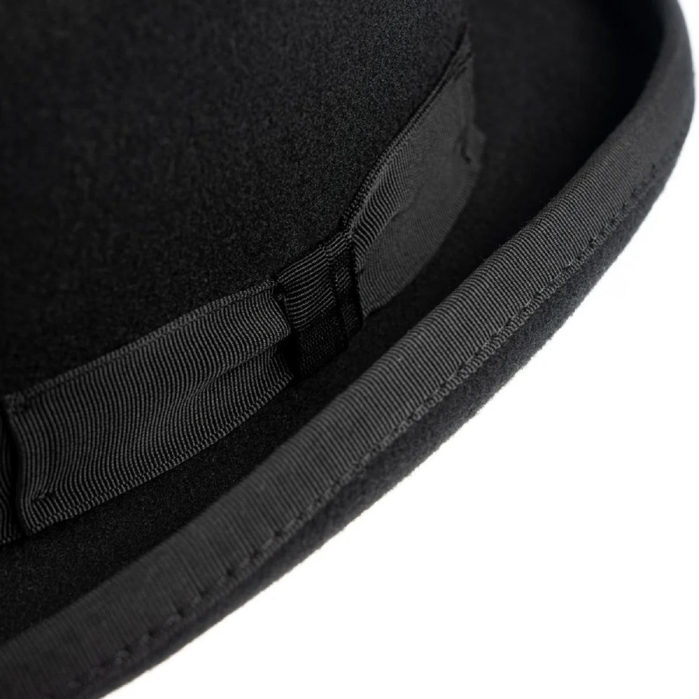 Black Wool Felt Fashion Bowler Hat - Christys