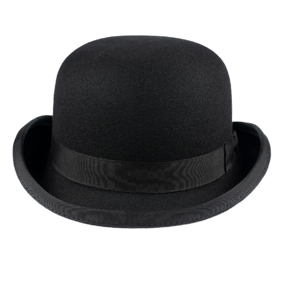 Black Wool Felt Fashion Bowler Hat - Christys