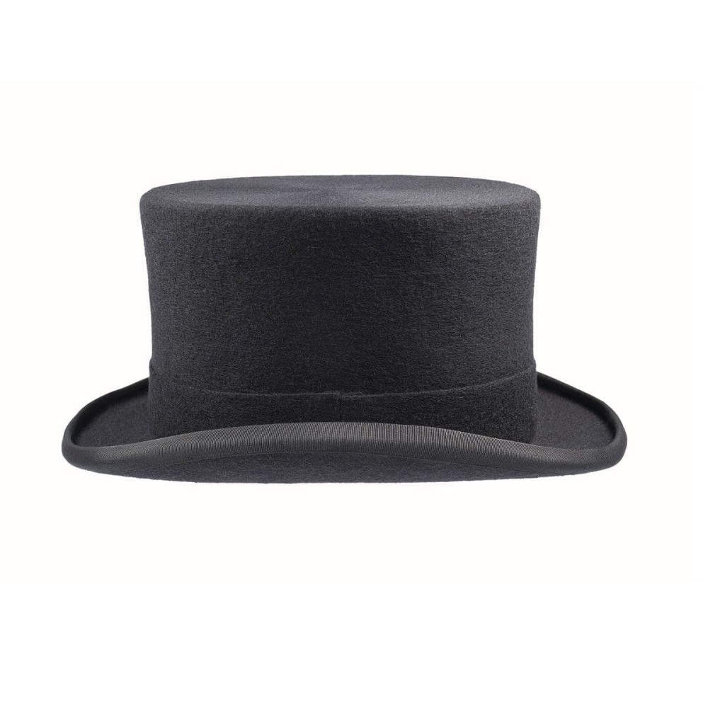 Black Wool Felt Top Hat - Christys