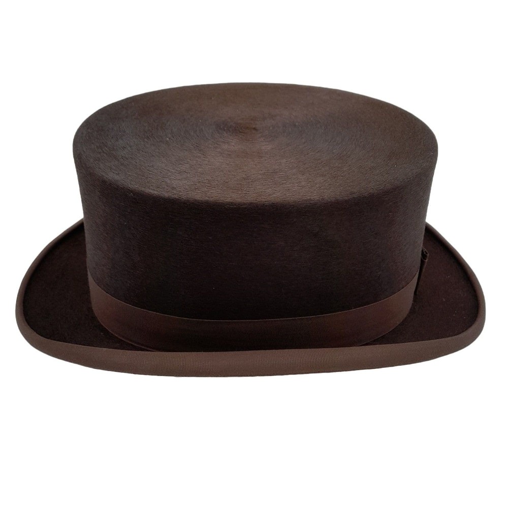 Brown Fur Felt Dressage Top Hat - Christys