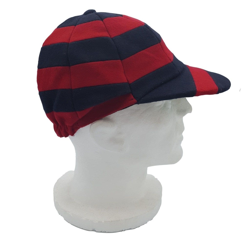 Cricket Cap - Hooped Household / Guards Cricket Club - Variable Sized (7 in 1)