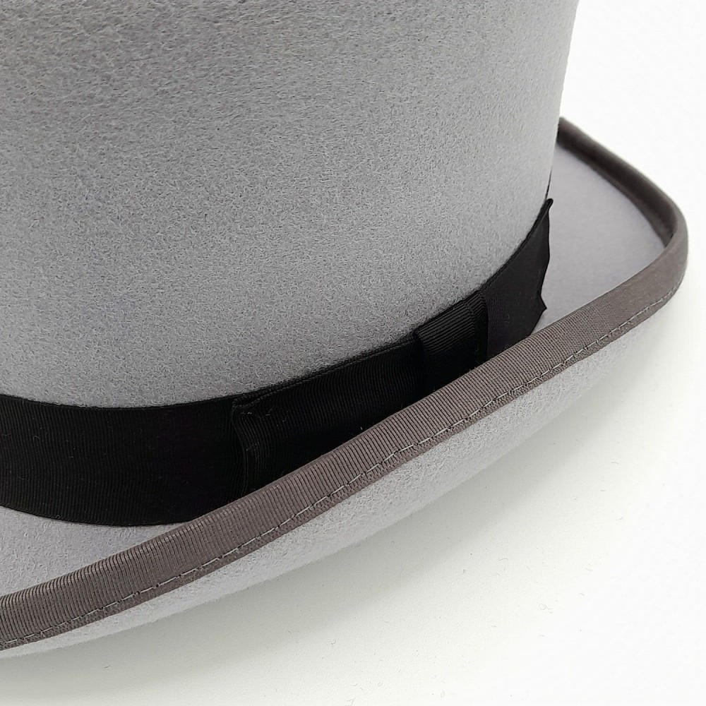 Grey Wool Felt Top Hat - Christys Fashion Topper