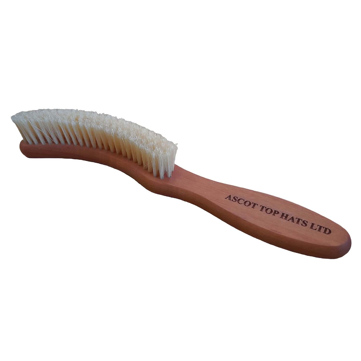 Hat Brush Pearwood - Curved Brim Brush