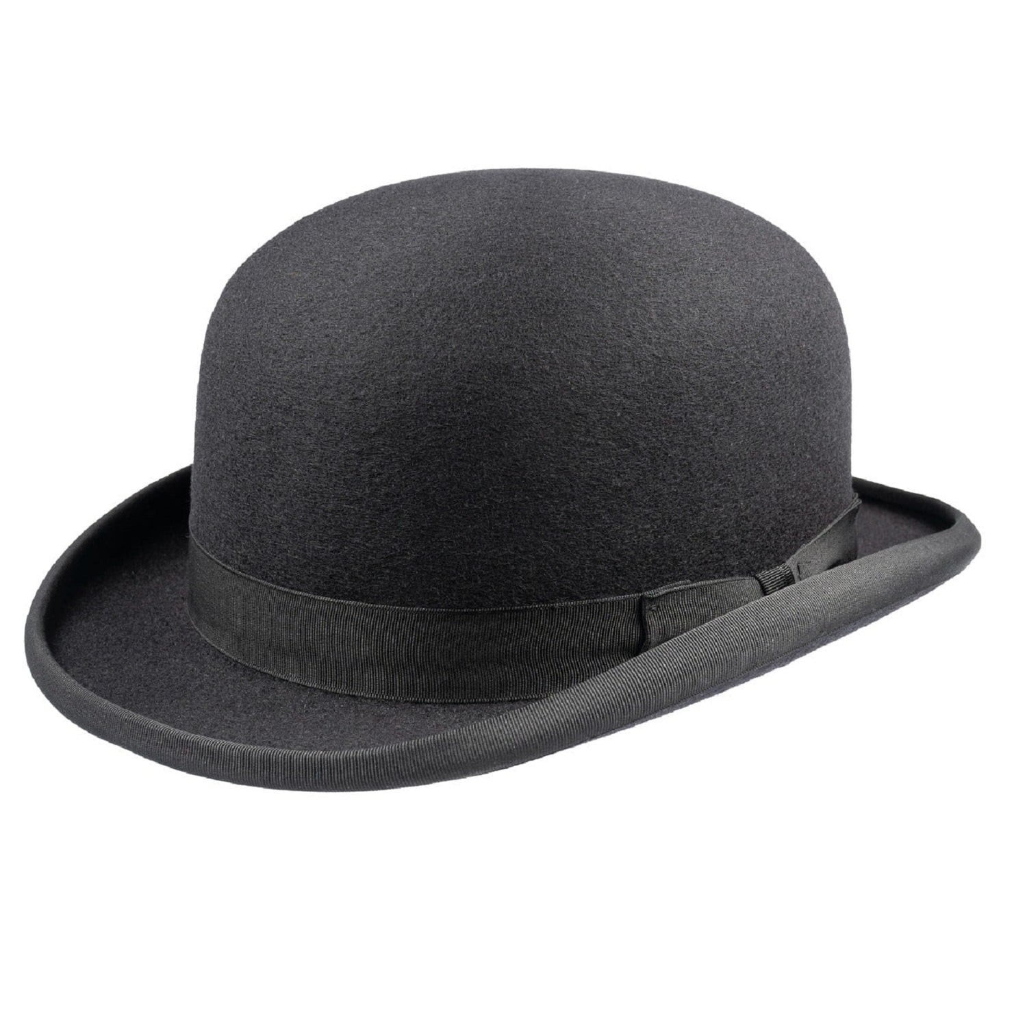 Black Wool Felt Bowler Hat - Christys