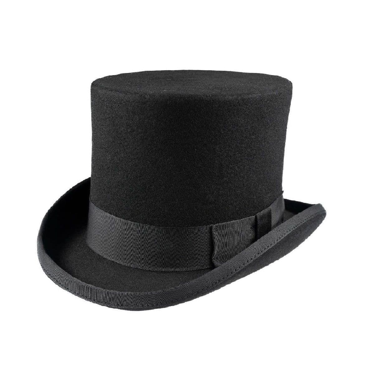 Black Wool Felt Top Hat - Christys Fashion Topper