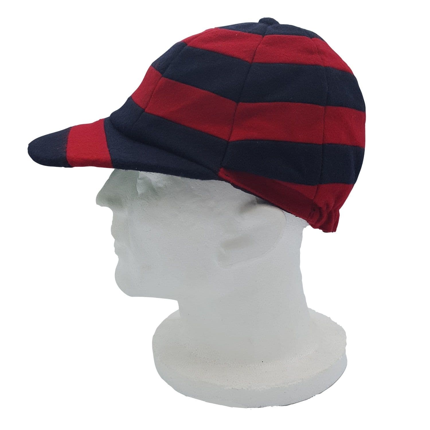 Cricket Cap - Hooped Household / Guards Cricket Club - Variable Sized (7 in 1)