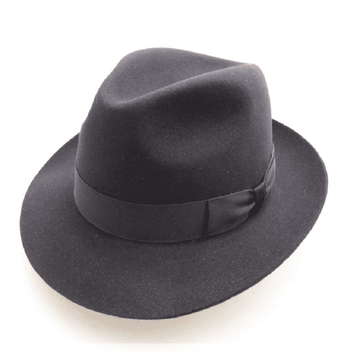 Fine Fur Felt Fedora - Dark Navy Blue - Stratford