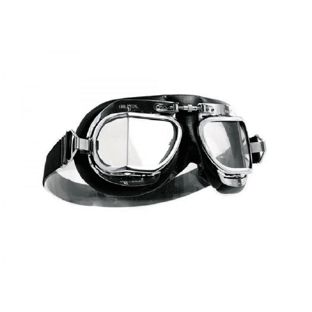 Leather Flying / Flyers Goggles - Black