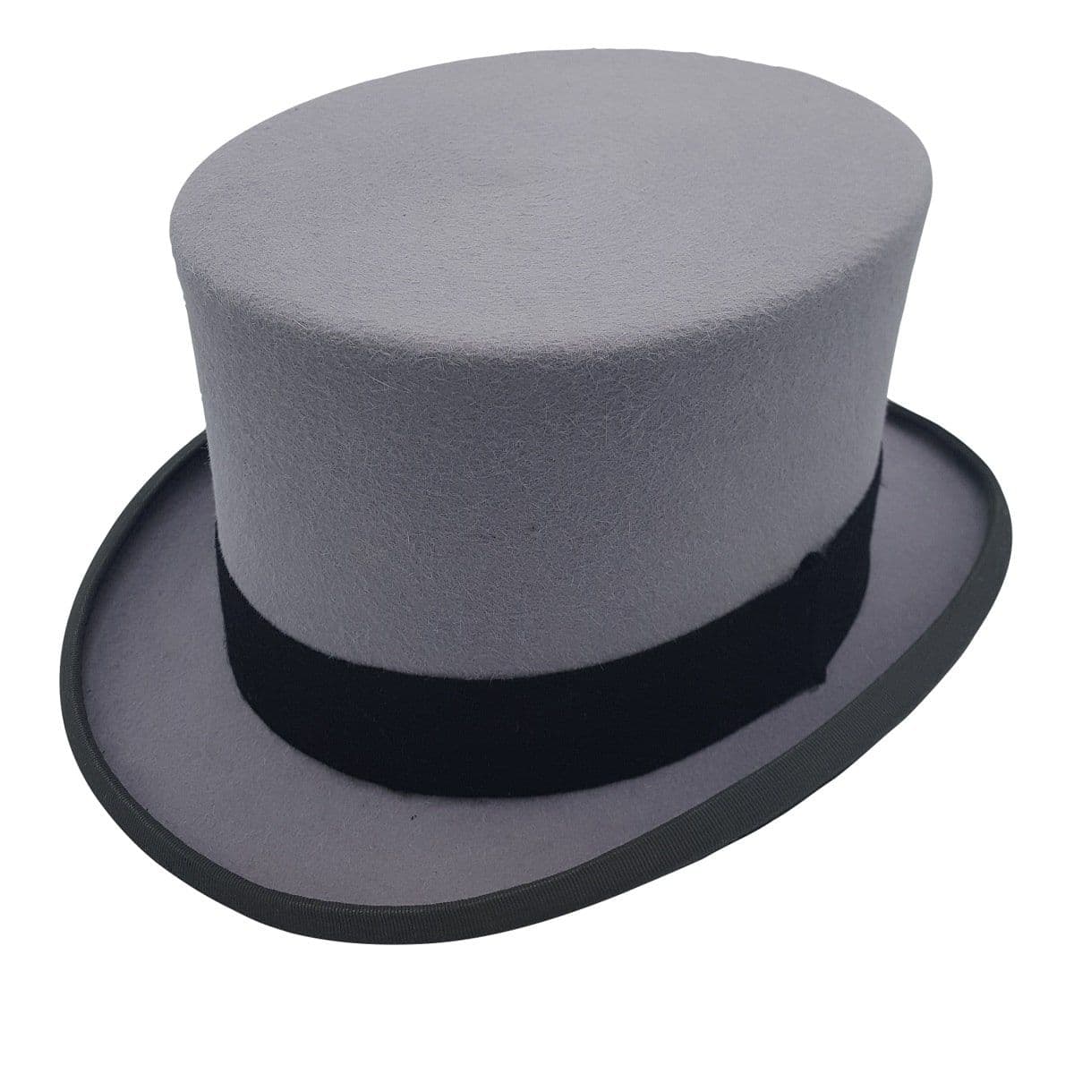 SALE - Grey Fur Felt Top Hat - Ascot Top Hats - Clearance 56cm