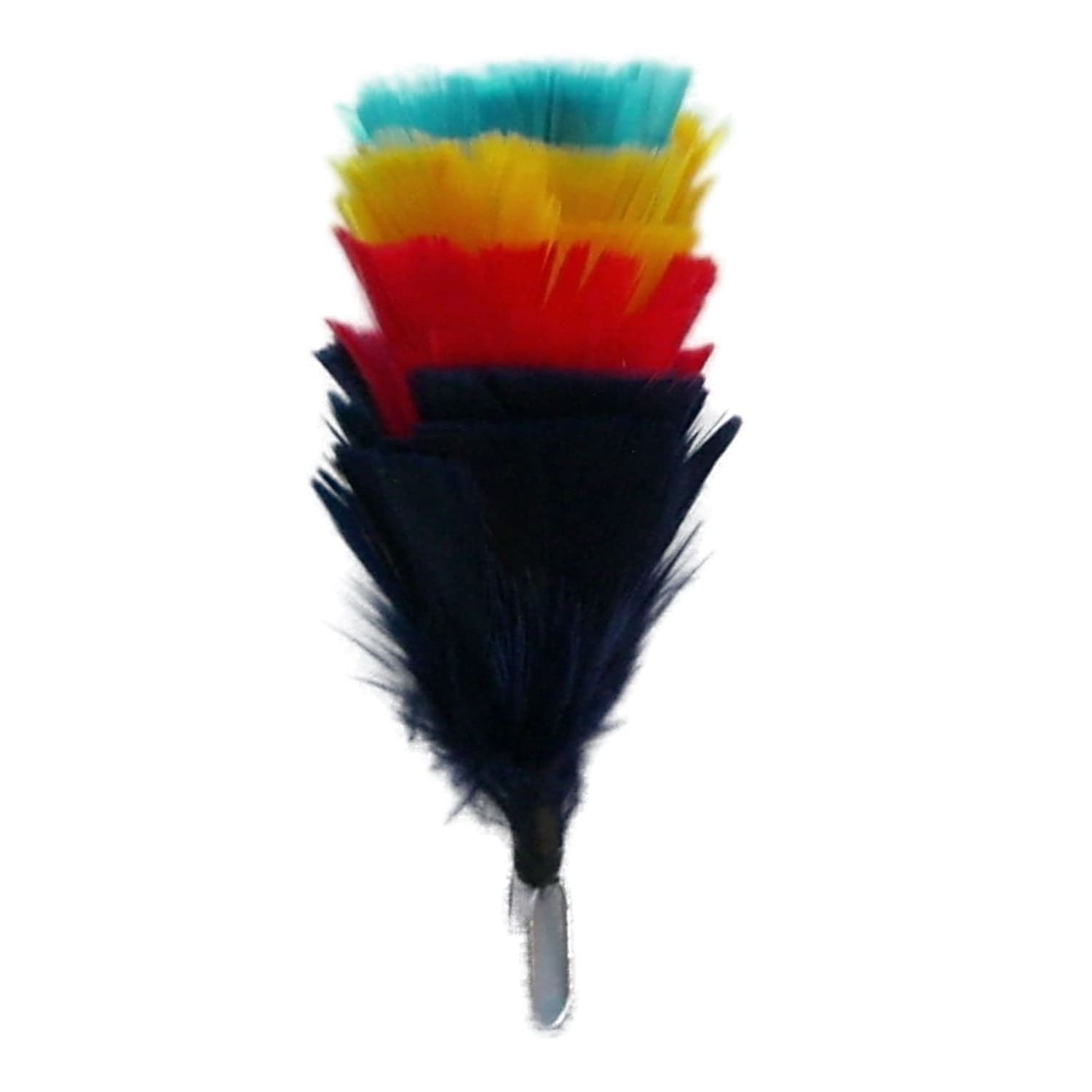 Turkey Plume Feather Hackle Hat - 10cm