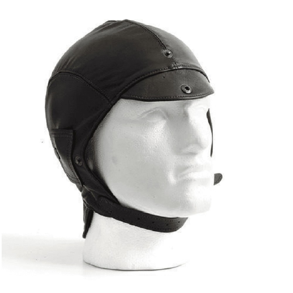 Leather Flying / Aviator Helmet - Brown