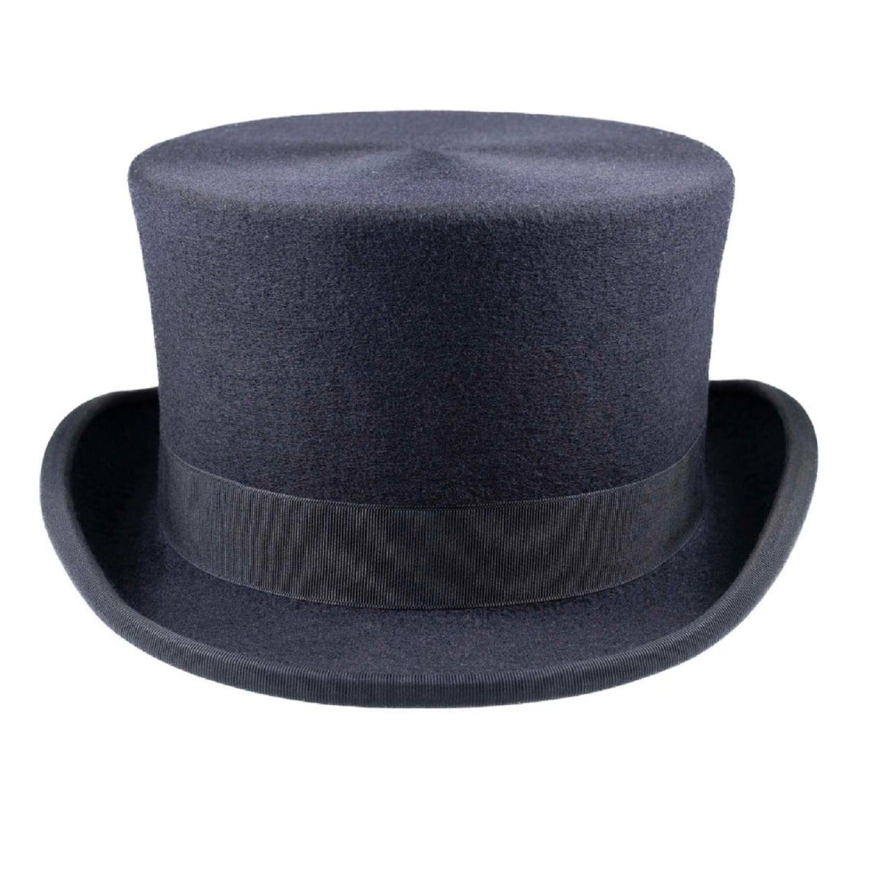 Navy Wool Felt Dressage Top Hat - Christys