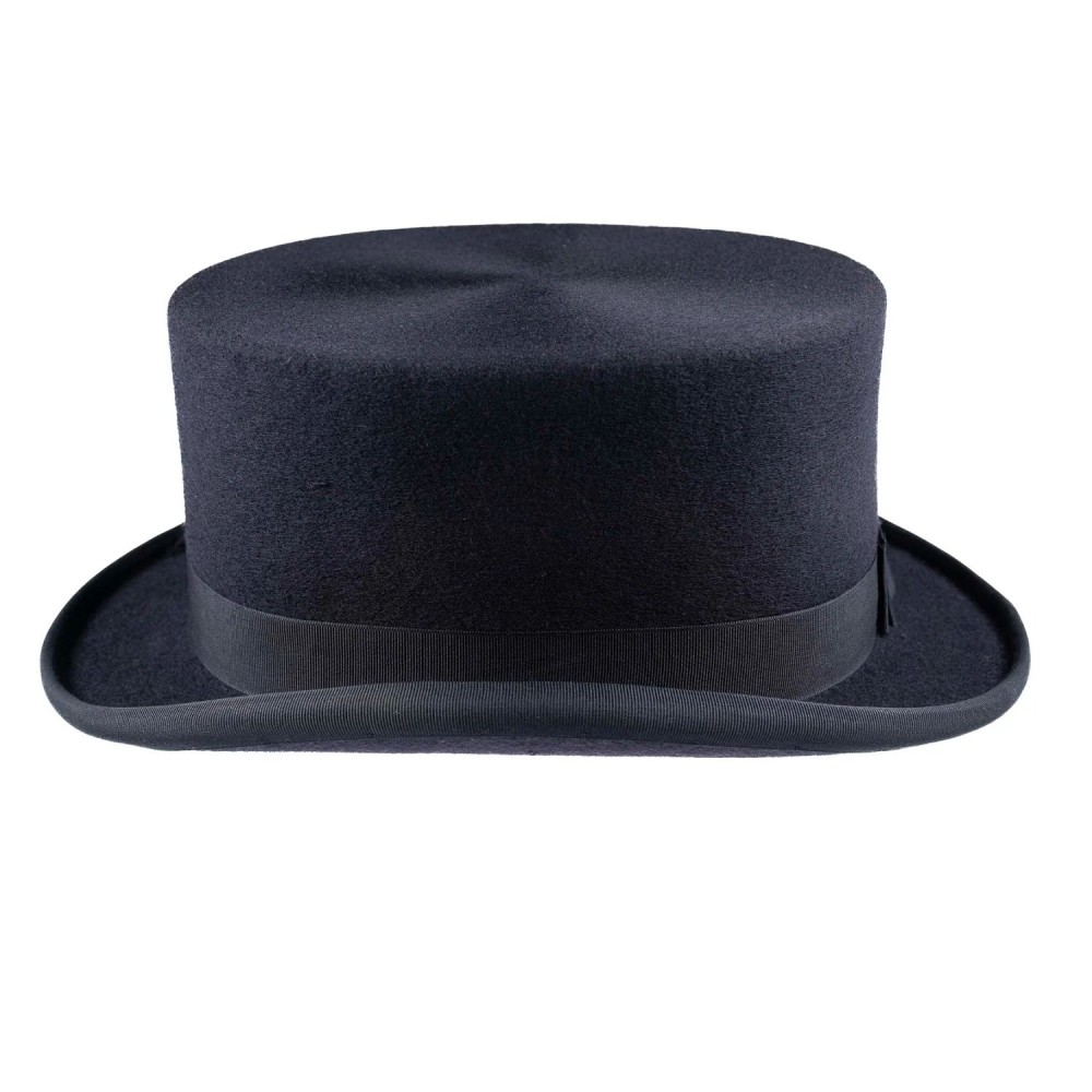 Navy Wool Felt Dressage Top Hat - Christys