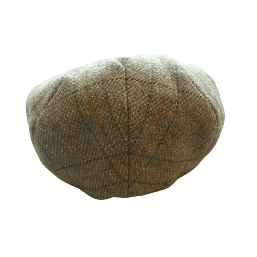 Tweed Cap ''Countryman'' - Wool Flat Cap - Made to order Tweed 666