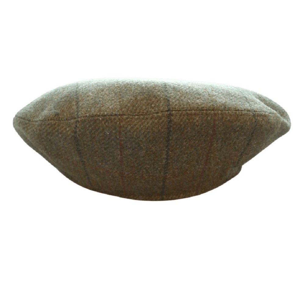 Tweed Cap ''Gamekeeper'' - Wool Flat Cap - Made to order Tweed 665