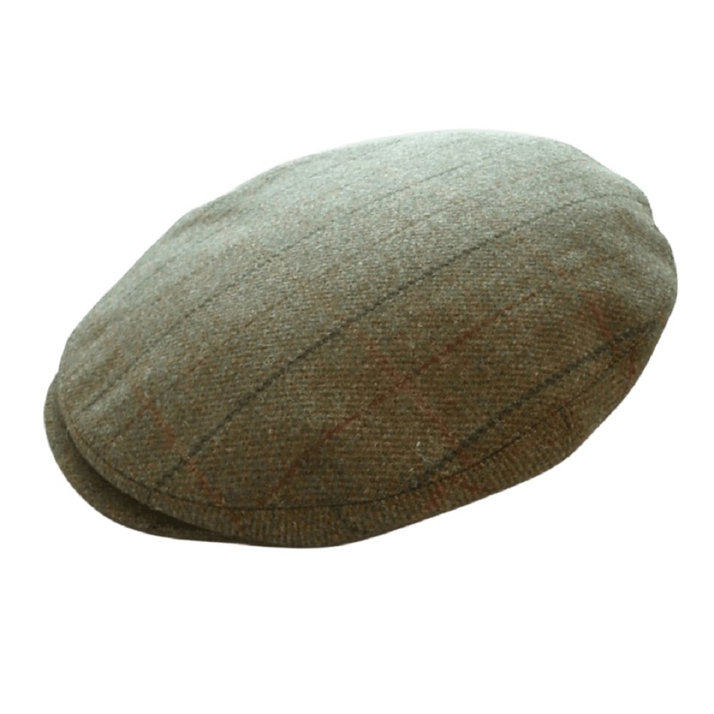 Tweed Cap ''Gamekeeper'' - Wool Flat Cap - Made to order Tweed 665