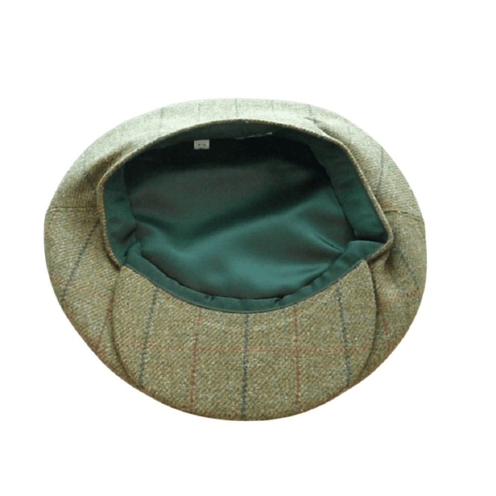 Tweed Cap ''Gamekeeper'' - Wool Flat Cap - Made to order Tweed 665